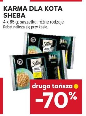 Karma dla kota Sheba saszetka promocja w Stokrotka