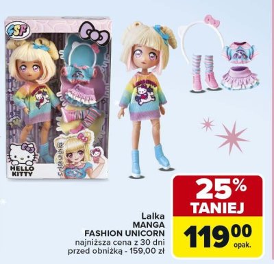 Lalka Manga Fashion Unicorn promocja w Carrefour