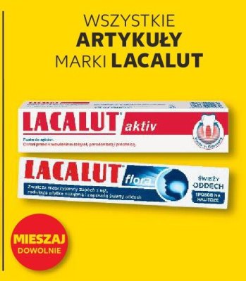 Pasta do zębów wszystkie rodzaje Lacalut promocja w Kaufland