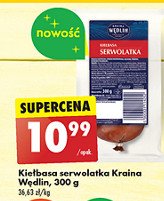 Kiełbasa serwolatka Kraina wędlin promocja