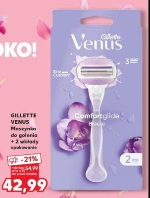 Maszynki Gillette venus comfort glide breeze promocja