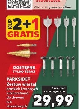 Wiertła forstner Parkside promocja