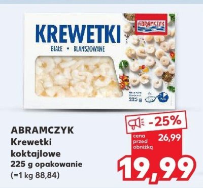 Krewetki koktajlowe Abramczyk promocja w Kaufland