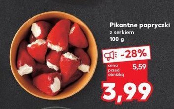 Papryczki pikantne z serem promocja