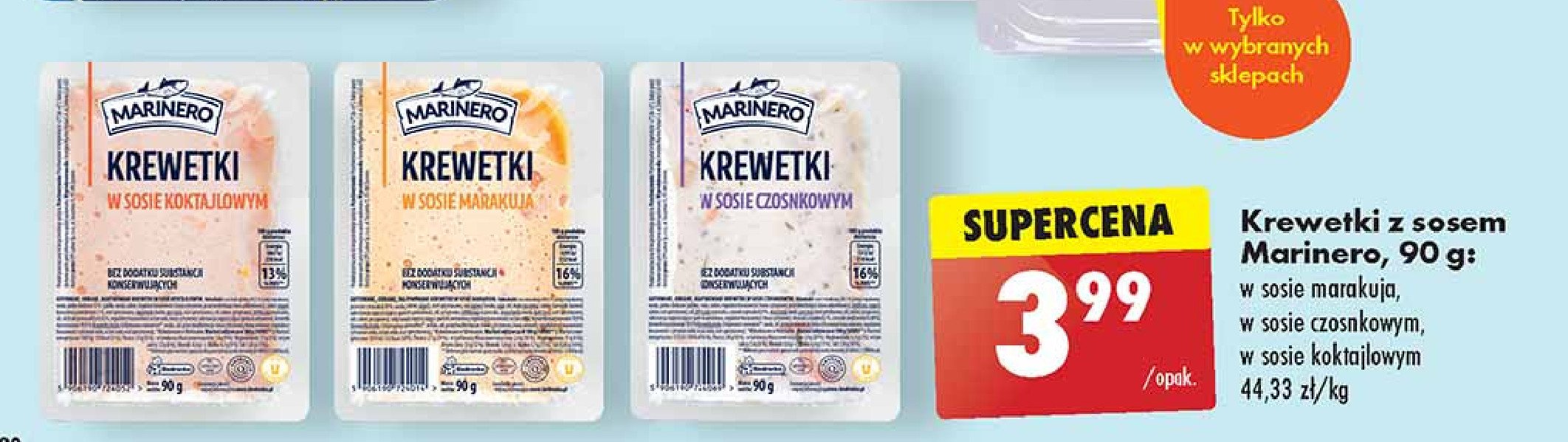 Krewetki w sosie marakuja Marinero promocja