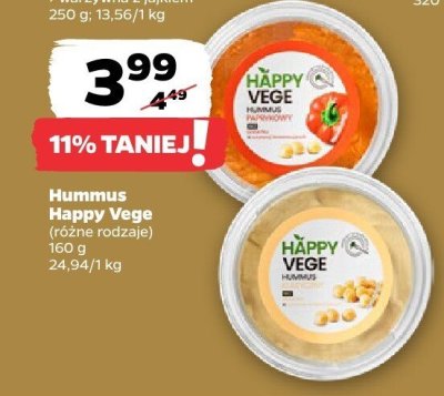 Hummus, różne rodzaje promocja w Netto