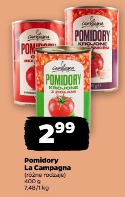 Pomidory w puszce promocja w Netto