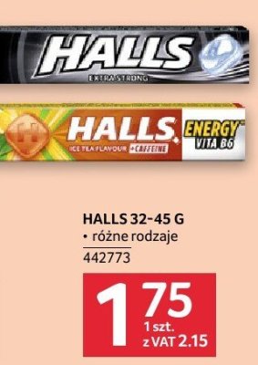 Cukierki Halls 32-45 g promocja w Selgros