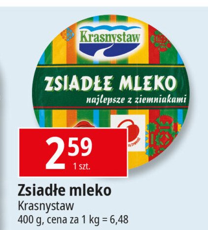 Zsiadłe mleko Krasnystaw promocja