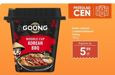 Makaron z sosem barbecue Korean BBQ Goong promocja