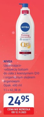 Balsam ujędrniająco-odżywczy do ciała z koenzymem Q10 NIVEA promocja w Drogerie DM