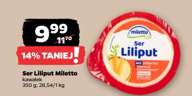 Ser liliput Miletto promocja