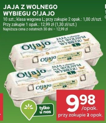 Jaja z wolnego wybiegu  promocja w Stokrotka