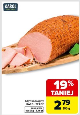 Szynka Bogny KAROL TRADE promocja w Carrefour Market