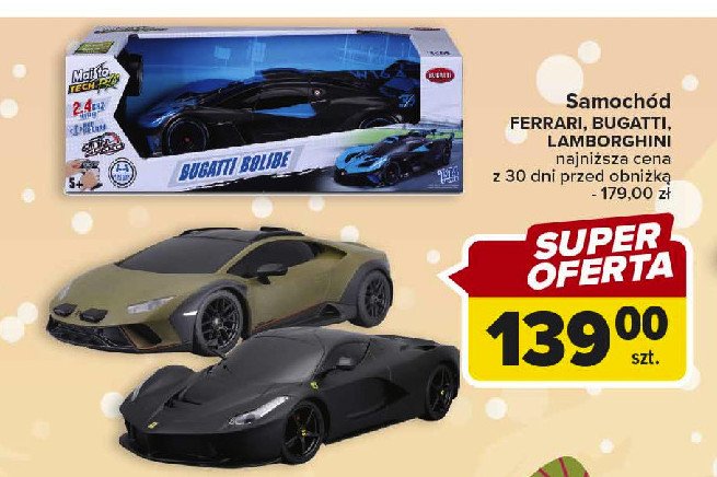 Auto bugatti promocja