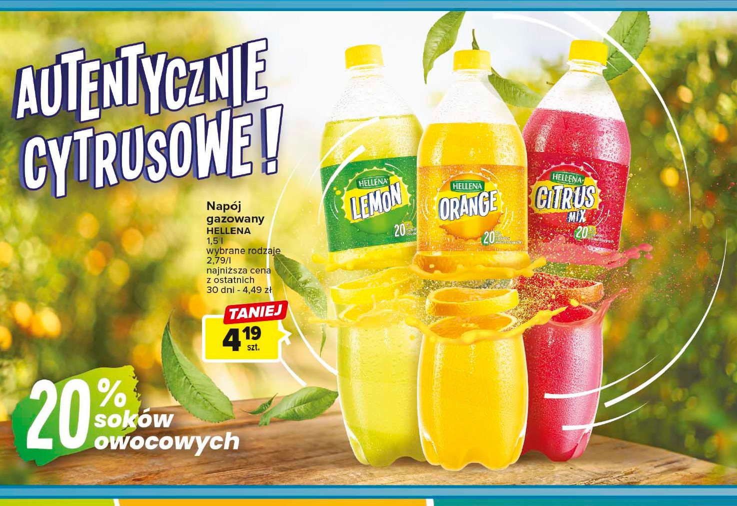Napoj Hellena orange promocja