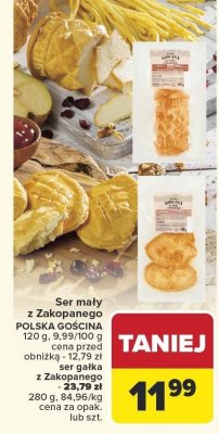 Ser mały z Zakopanego POLSKA GOSCINA promocja w Carrefour Market
