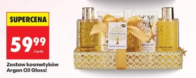 Zestaw kosmetyków Argan Oil Glossi promocja w Biedronka