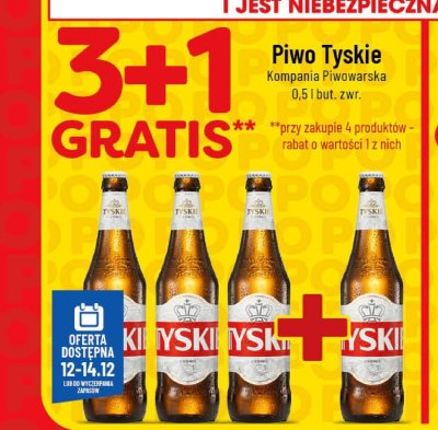 Napój piwny Tyskie promocja w POLOmarket