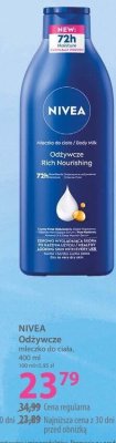 Mleczko do ciała NIVEA Odżywcze mleczko do ciała promocja w Hebe
