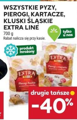 Pierogi Extra Line, różne rodzaje promocja w Stokrotka