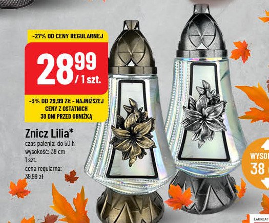 Znicz lilia promocja w POLOmarket