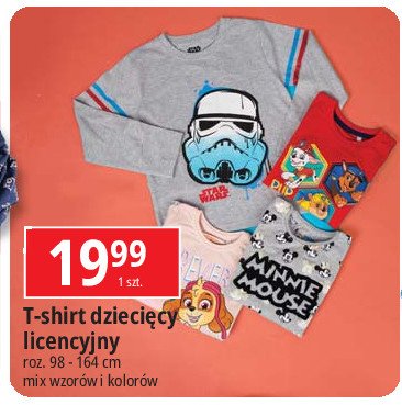 T-shirt dziecięcy 98-164 cm minnie promocja