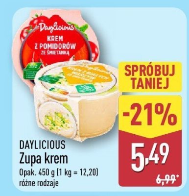 Zupa krem różne rodzaje promocja w Aldi