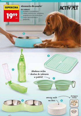 Butelka z poidełkiem dla pupila promocja w Biedronka