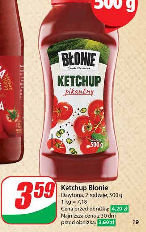 Ketchup pikantny Błonie promocja