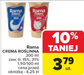 艢mietana 31 % Rama crema promocja