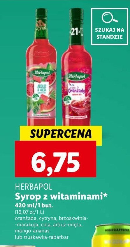 Syrop cola Herbapol promocja