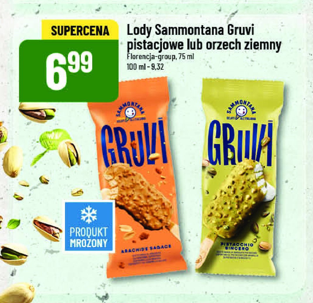 Lód arachide SAMMONTANA GRUVI promocja w POLOmarket