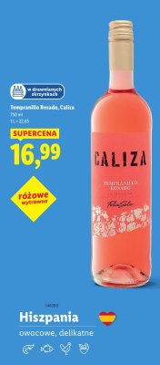 Wino Tempranillo Rosado Caliza 750 ml promocja