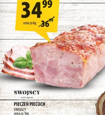Pieczeń piecucha Swojscy promocja w Arhelan
