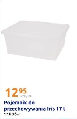 Pojemnik do przechowywania 17 l promocja w Action