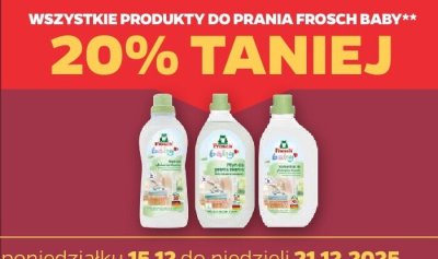 Produkty do prania Frosch Baby promocja w Netto