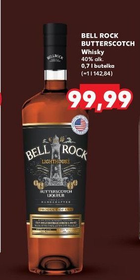 Whisky Bell rock butterscotch promocja w Kaufland