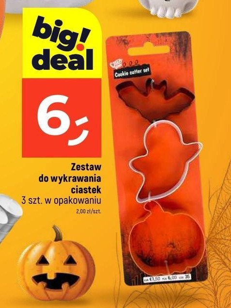 Zestaw do wykrawania ciastek halloween promocja