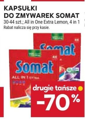 Kapsułki do zmywarek Somat promocja w Stokrotka