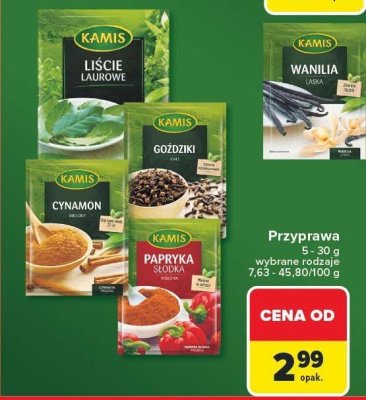Przyprawa Kamis 5-30g promocja w Carrefour