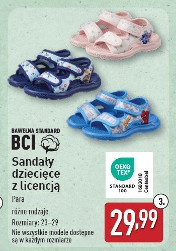 Sandały psi patrol 23-29 promocja w Aldi