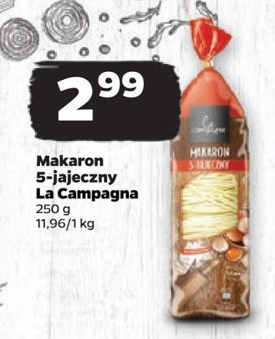 Makaron 2-jajeczny La campagna promocja