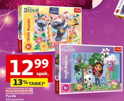 Puzzle Trefl Gabby i Przyjaciele 100 elementów promocja w Auchan