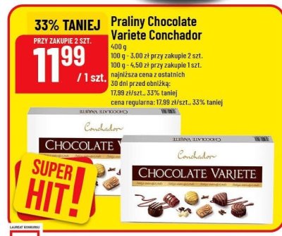 Praliny Chocolate Variete  promocja w POLOmarket