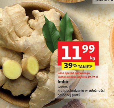 Imbir promocja w Auchan