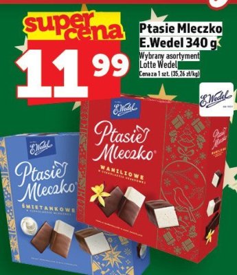 Ptasie mleczko E.Wedel 340g promocja w TOPAZ