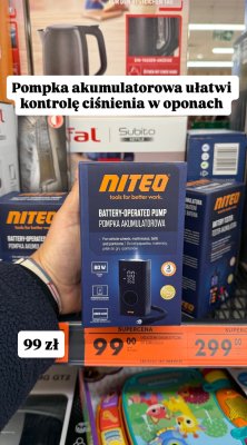 Pompka akumulatorowa promocja w Biedronka