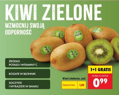 Kiwi zielone promocja w Biedronka