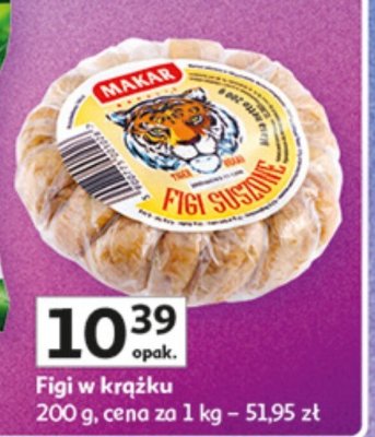Figi w krążku Makar 200 g promocja w Auchan